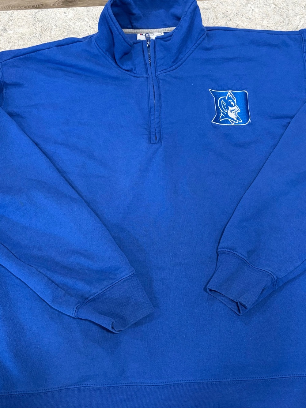 Duke Blue Devils Champion Quarter-Zip Pullover Sweatshirt-XXL